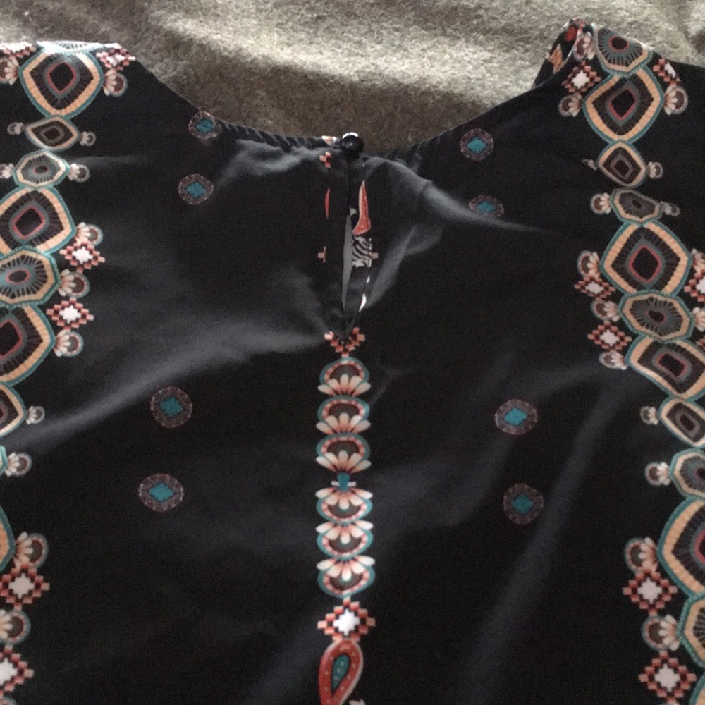 Fun Boho dress. Colorful and Dressy. - Picture 4 of 5